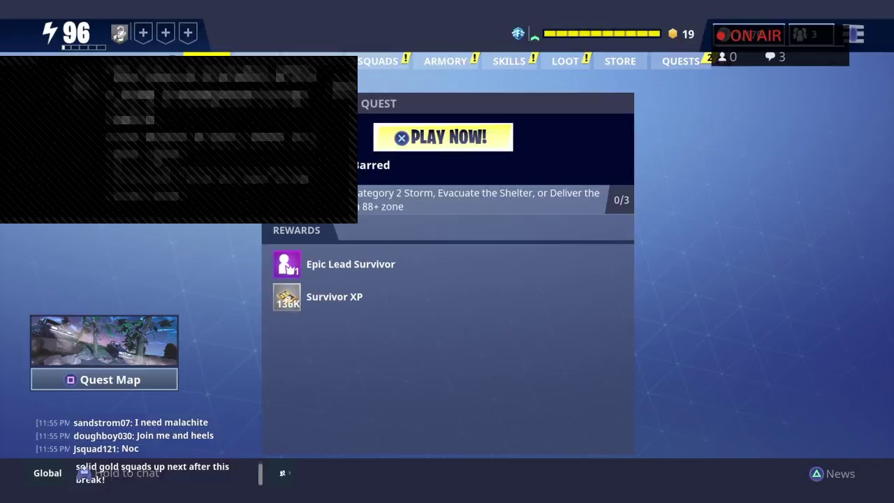 Fortnite Save The World - JoshD4PREZ - Power Lvl 100 Live Gameplay