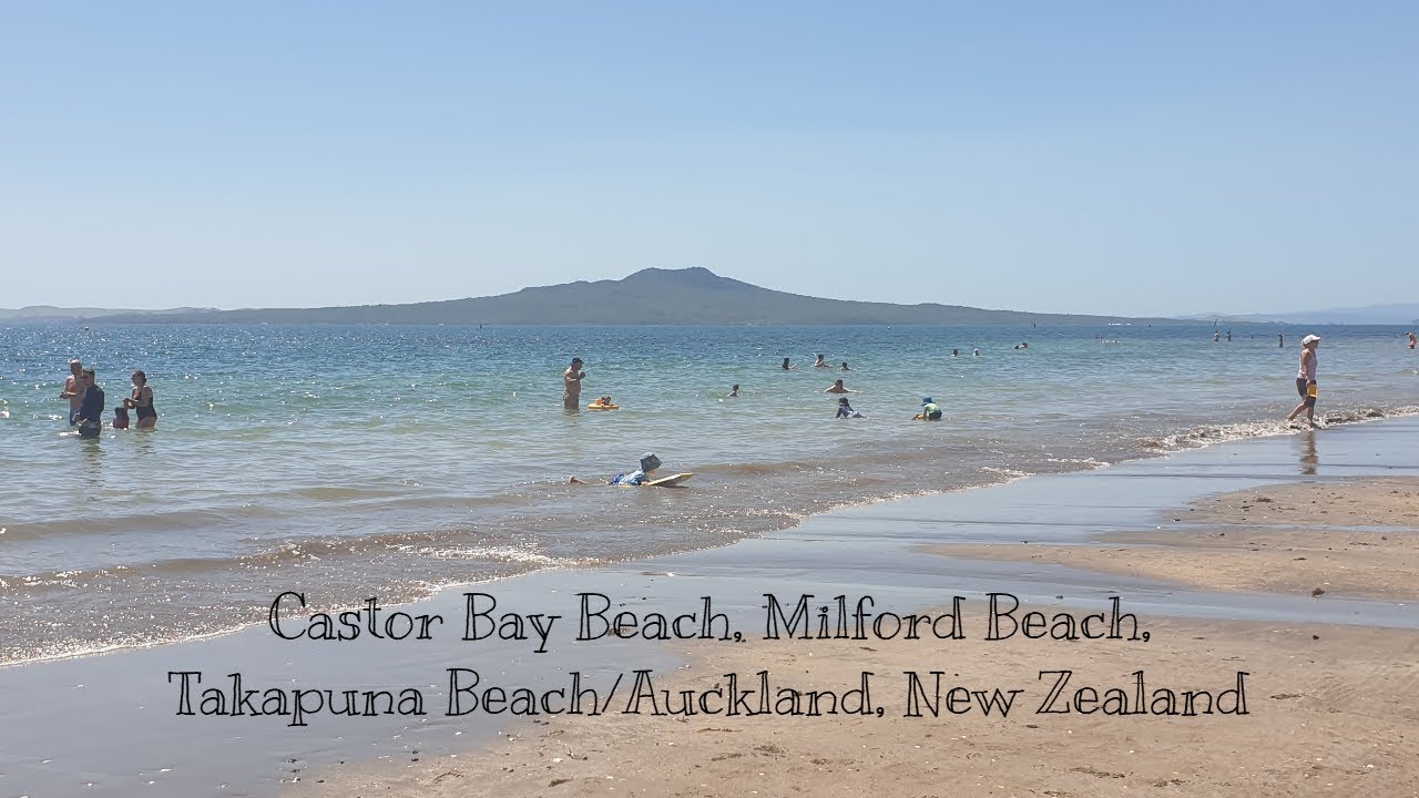 Castor Bay Beach, Milford Beach, Takapuna Beach/Auckland, New Zealand
