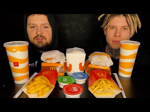 Мукбанг МакдональдсMcdonald's Asmr