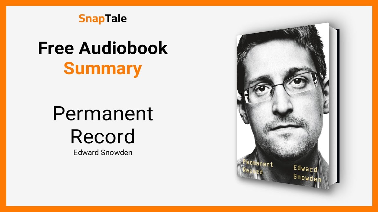 Permanent Record by Edward Snowden (Book Summary) FREE Audiobook