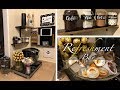 BLACK AND GOLD COFFEE BAR /REFRESHMENT STATION FOR SMALL SPACES