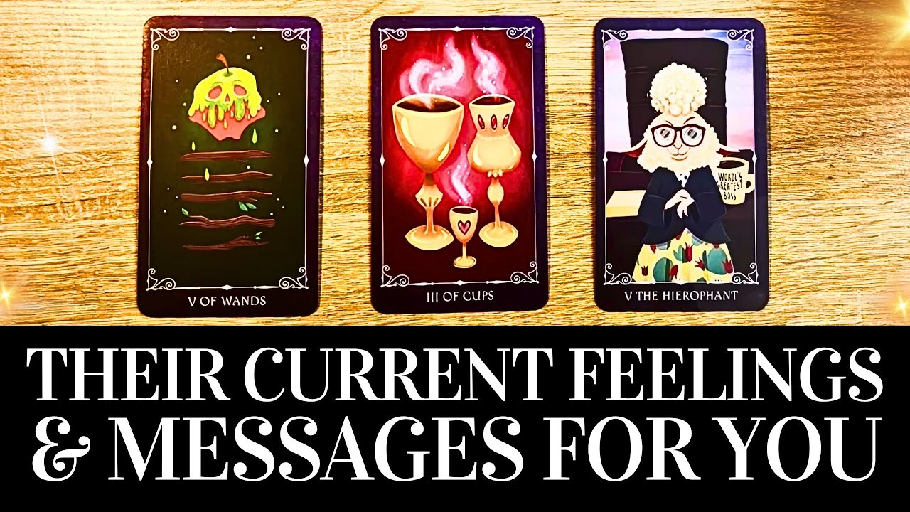 PICK A CARD💓😍 Their CURRENT FEELINGS For YOU! 😍💓 They want you to know ...