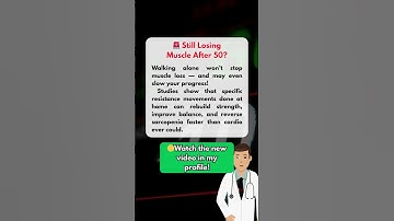 Stop Wasting Time Walking! Do THESE 2 Exercises Instead #healthyfood #muscleloss #healthforseniors