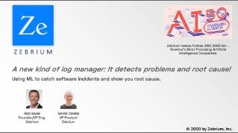 A new kind of log manager   It detects problems and root cause