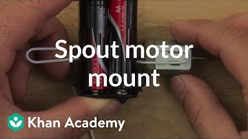 Spout motor mount | Home-made robots | Electrical engineering | Khan Academy