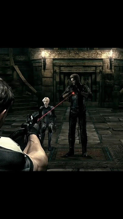 Wesker: 7 minutes 🗣️ Jill in the background:🤸‍♀️🧍‍♀️🤸‍♀️🧍‍♀️🤸‍♀️