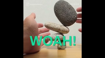 This man is the master of stone balancing