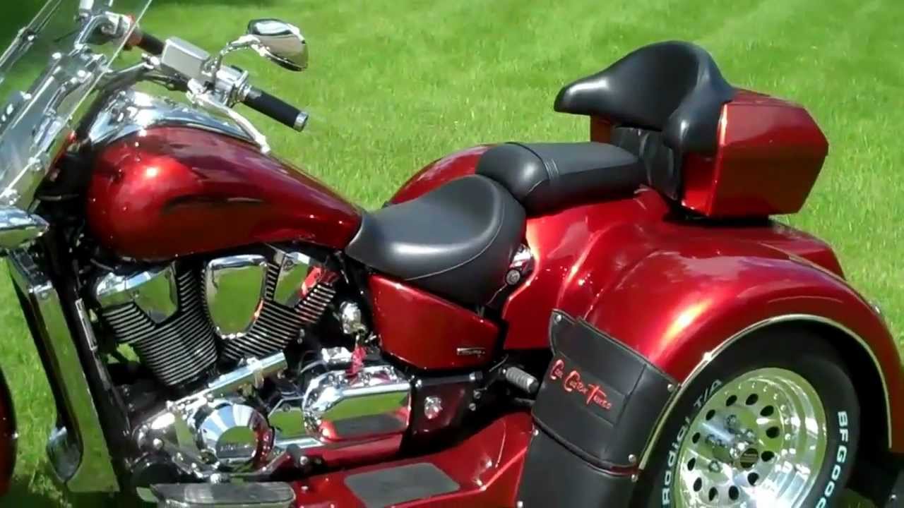 Custom 2008 Honda 1800 VTX Custom Trike ph 701 740 4354 - YouTube