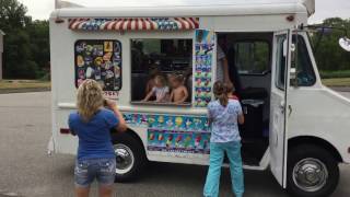 Ice cream truck visits Carter's neighboorhood