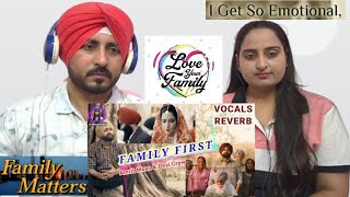 REACTION ON : Family First ( Official Video ) Amrit Maan | Desi Crew | Latest Punjabi Song 2024 |