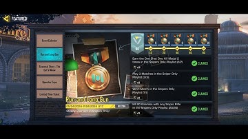 Call of Duty Mobile Kill 20 Enemies with Any Sniper Rifle in the Snipers only Playlist | Challenges