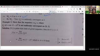 Infinite series of functions and its convergence