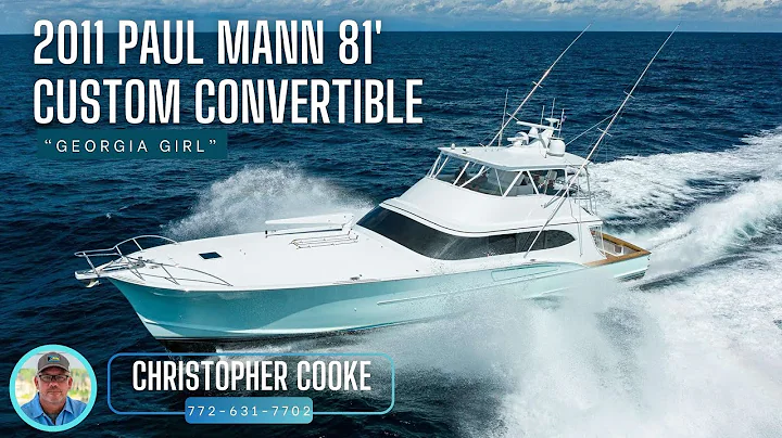 2011 Paul Mann 81' Custom Convertible Georgia Girl...