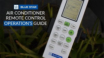 Blue Star Air Conditioner Remote Control Operation ❄ All Function covered Step by Step ❄