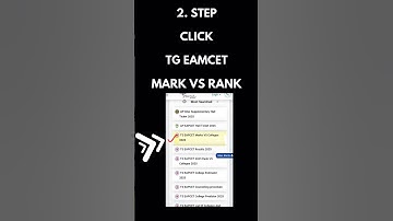 TS Eamcet Mark vs Rank