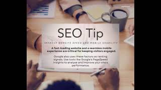 SEO Tip: Improve Website Speed and Mobile Usability #SEO #Google #PageSpeedInsights #Optimisation