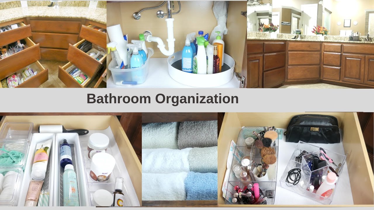 How to Organize Bathroom Cabinets