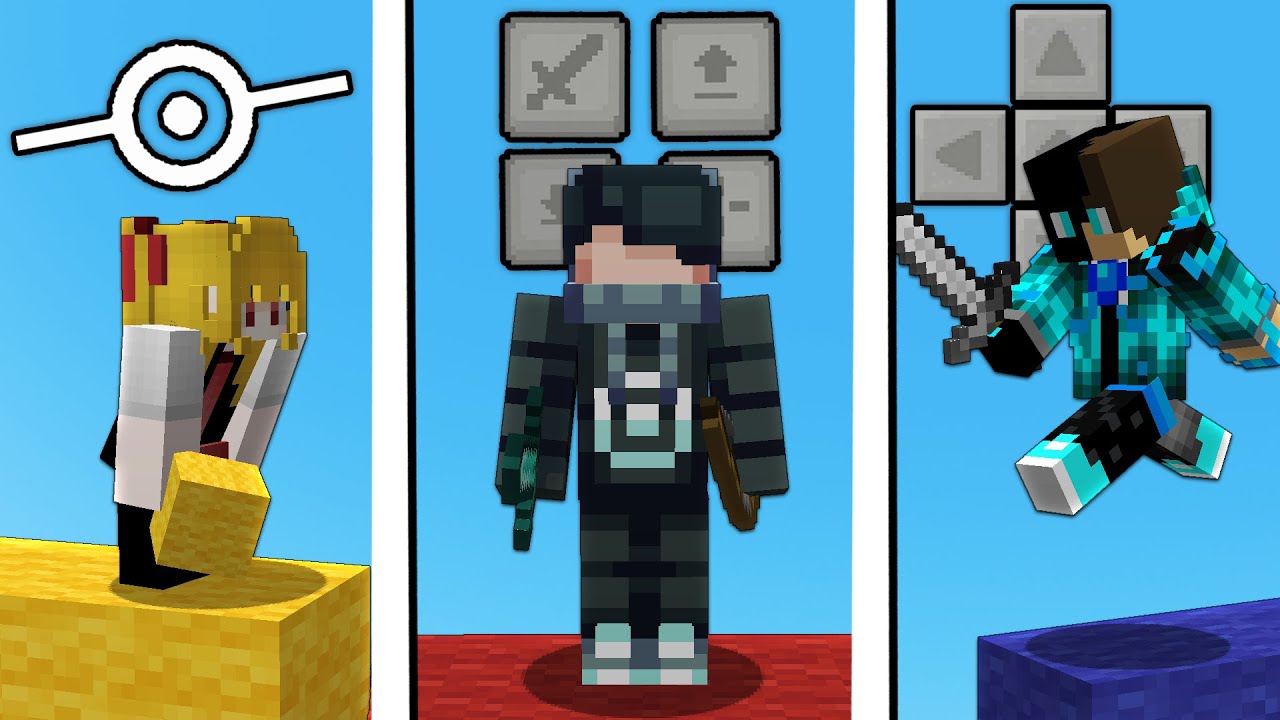 Minecraft BEST New Controls vs Split vs Touch Player REMATCH