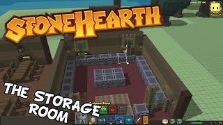 Building The New Storage Room To Store Our Junk - Stonehearth Alpha 19 Gameplay - Part 4