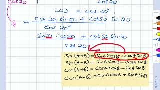 Compound Angles Math Grade 12