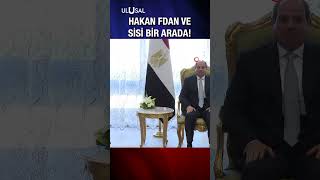 Dışişleri Bakanı Fidan, Mısır Hurbaşkanı Sisi Ile Görüştü