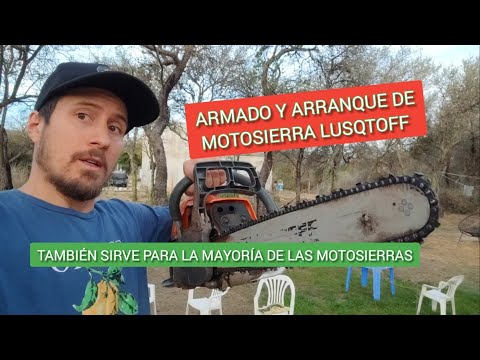 How to assemble and start a Lusqtoff chainsaw for the first time? Chinese chainsaw assembly and s...