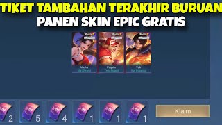 BURUAN ADA TIKET TAMBAHAN EVENT KOF 97 ! RONDE 2 PANEN SKIN EPIC MOBILE LEGENDS