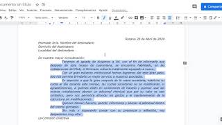 Interlineado y Sangria en Google Docs