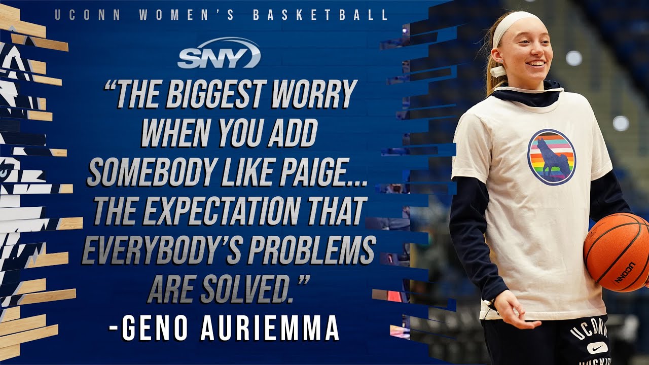 Expectations for Paige Bueckers return to UConns lineup The Geno Auriemma Show SNY
