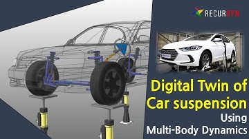 Digital twin of car suspension using Multi-Body Dynamics