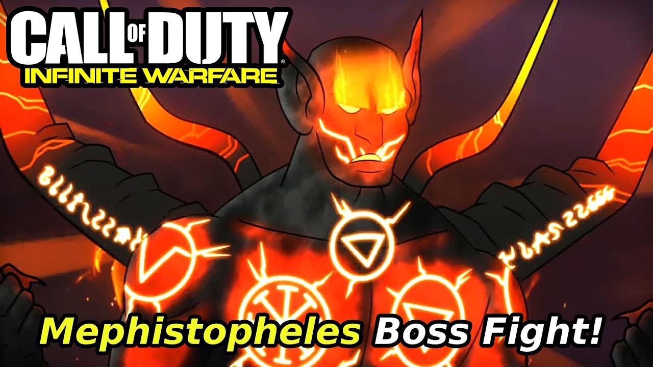 Mephisto Full Boss Fight - Call Of Duty: Infinite Warfare (No Commentary)