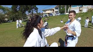 KARATÊ no PARQUE BOSQUE do ALEMÃO(1°Samurai Camp CarolloKan)