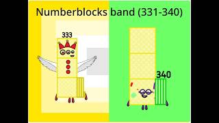 Numberblocks band (331-340)