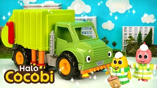 Lagu Truk Pembersih Jalan🚛 | Lagu Mobil Anak | Car Song for Kids | Halo Cocobi