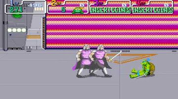 Teenage Mutant Ninja Turtles ARCADE 1080P HD Playthrough SCENE 5 WE GOTTA FIND THE TECHNODROME FINAL