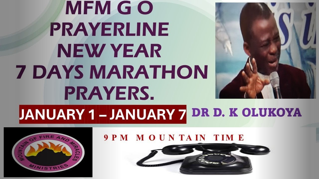 New Year Marathon Prayers- DAY 5. Jan 5, 2026