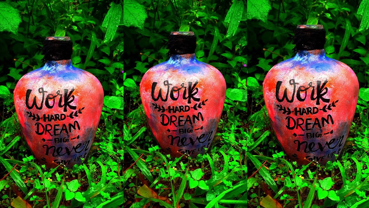 DIY BOTTLE ART BOTTLE WRITING BOTTLE ART IDEAS YouTube