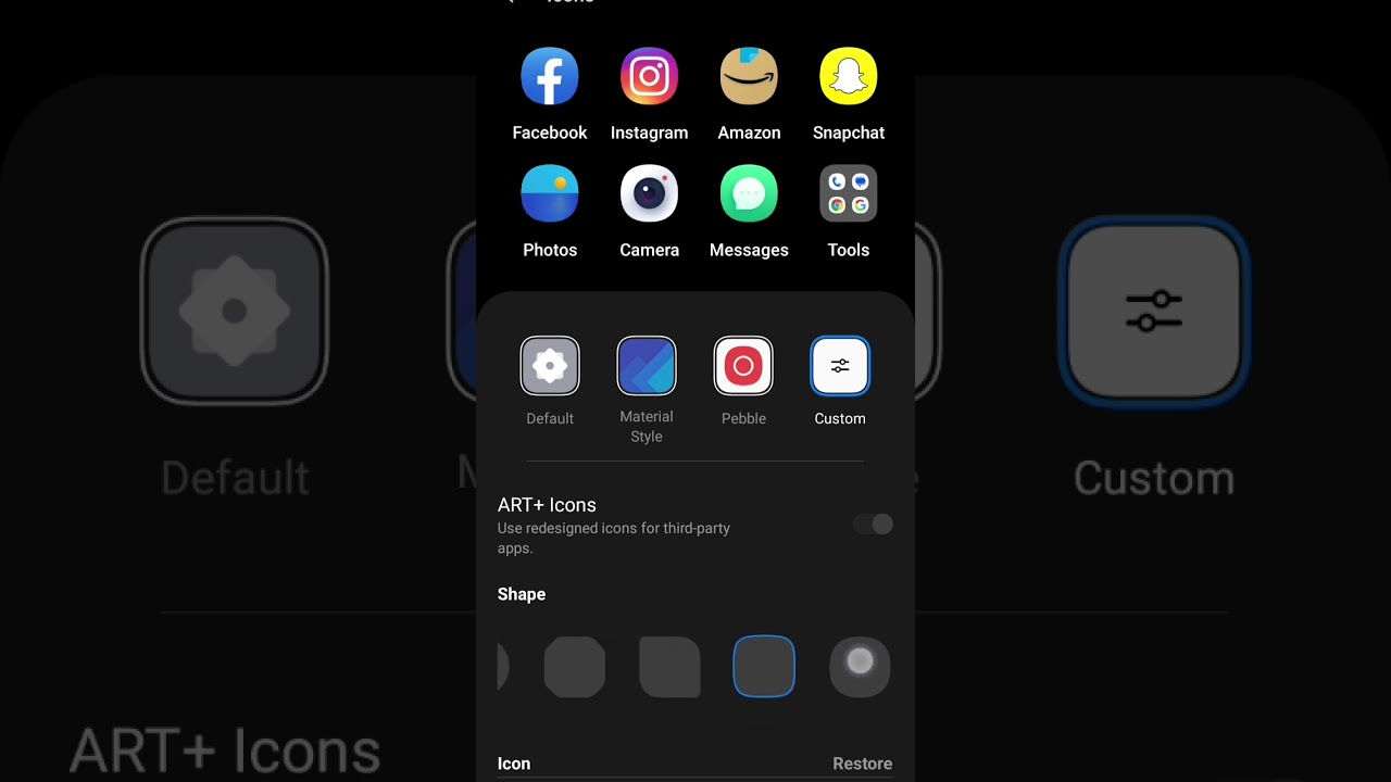 Change icone Display OnePlus mobile