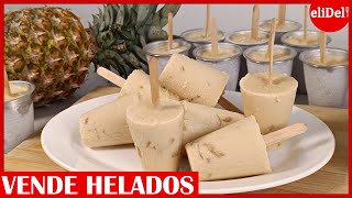 💥Cuánto VALE Hacer Helados de PIÑA🍍para VENDER y Ganar DINERO desde CASA