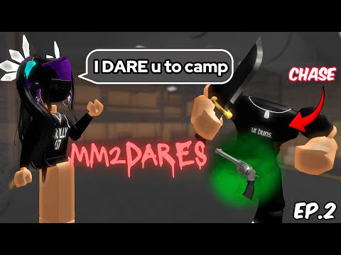 MM2 DARES WITH @ykchase *FUNNY* (Murder Mystery 2)