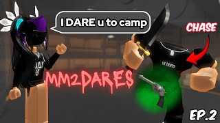 MM2 DARES WITH @ykchase *FUNNY* (Murder Mystery 2)