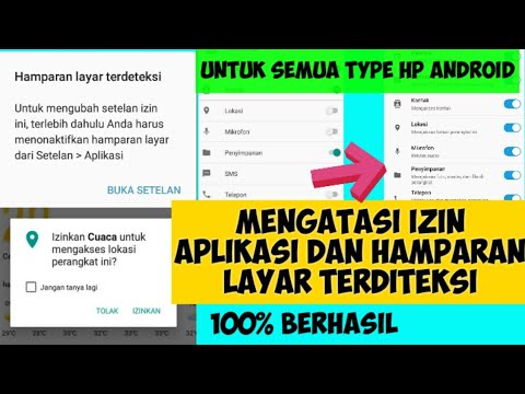 Mengatasi Error Hamparan Layar Terdeteksi Di HP Android Mengatasi Error Hamparan Layar Terdeteksi Di HP Android