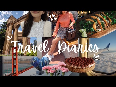 SAN FRANCISCO TRAVEL VLOG | exploring the city, golden gate bridge boat ride, rose garden walks...