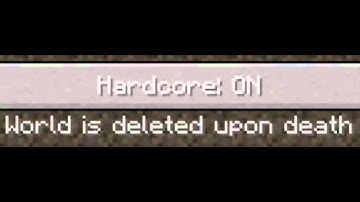 Minecraft Beta 1.9 - Hardcore Mode
