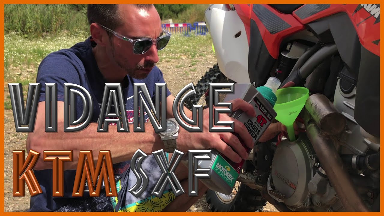 Vidange KTM 250 SXF - YouTube