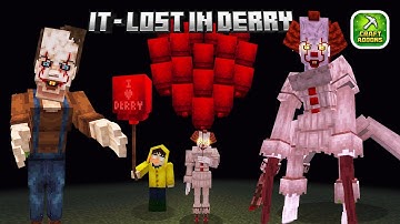 The BEST Pennywise Addon for Minecraft Bedrock!  IT - Lost in Derry Addon.