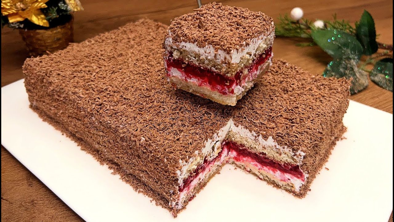 Новый десерт за 5 минут, который понравится всем! Без выпечки и желатина!