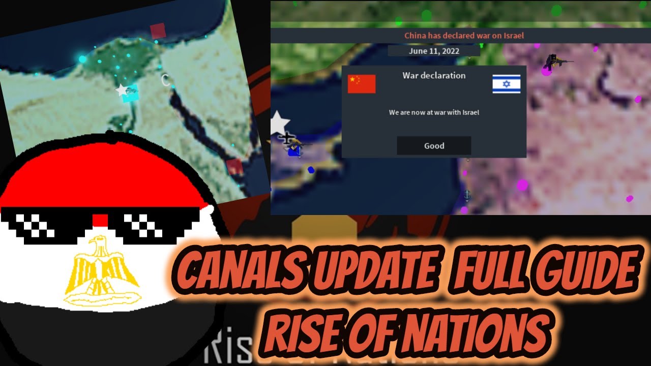 Canals Update Guide And Tips Roblox Rise Of Nations Youtube - roblox world conquest how to declare war