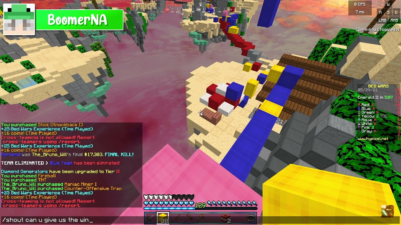 "Can u  give us the win I can get u in a video with DREAM"