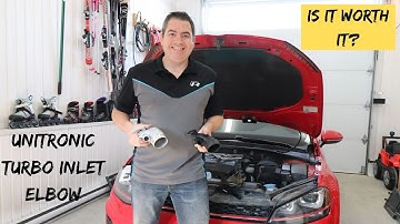 MK7 GTI Unitronic Turbo Inlet Elbow Install and Review